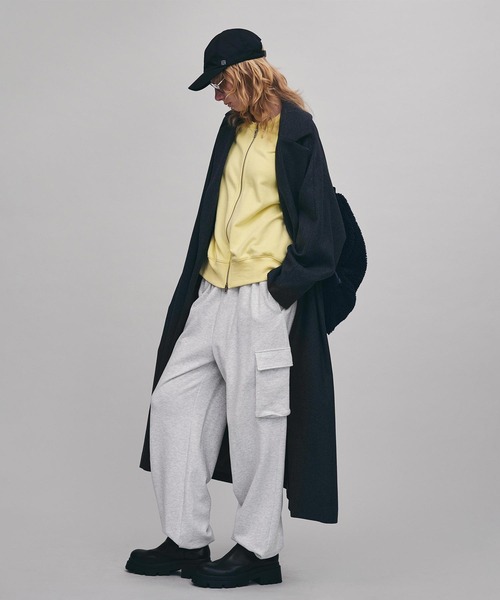 AKTE（アクテ）の「オーバーガウンコート（その他アウター・レディース・チャコールグレー/ベージュ・FREE/TALL）」の4枚目の写真