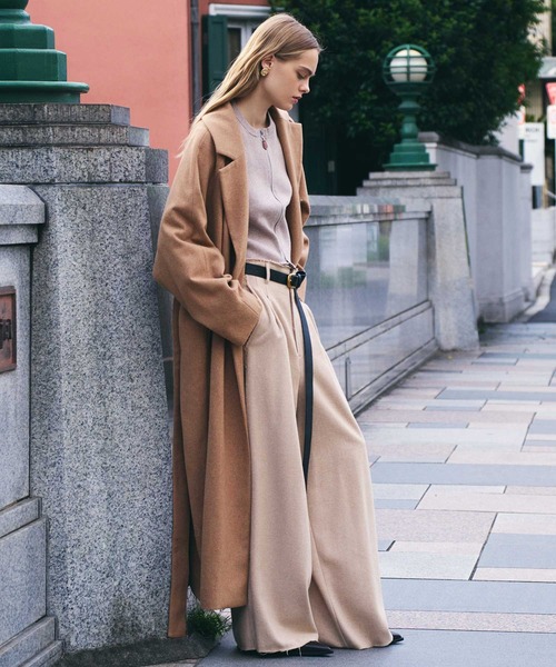 AKTE（アクテ）の「オーバーガウンコート（その他アウター・レディース・チャコールグレー/ベージュ・FREE/TALL）」の5枚目の写真