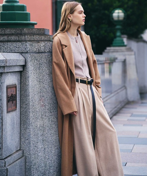 AKTE（アクテ）の「オーバーガウンコート（その他アウター・レディース・チャコールグレー/ベージュ・FREE/TALL）」の7枚目の写真