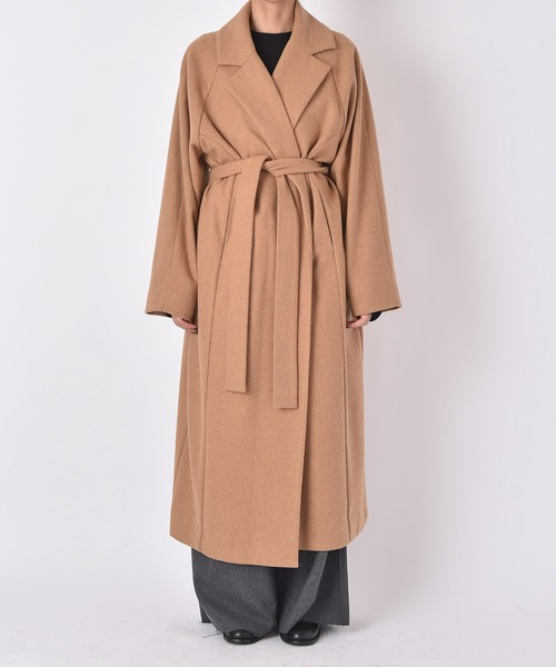 AKTE（アクテ）の「オーバーガウンコート（その他アウター・レディース・チャコールグレー/ベージュ・FREE/TALL）」の8枚目の写真