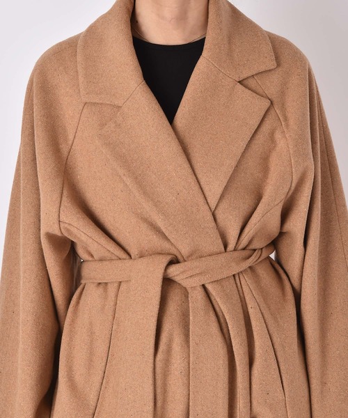 AKTE（アクテ）の「オーバーガウンコート（その他アウター・レディース・チャコールグレー/ベージュ・FREE/TALL）」の11枚目の写真