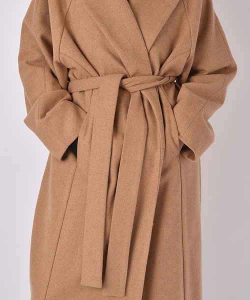 AKTE（アクテ）の「オーバーガウンコート（その他アウター・レディース・チャコールグレー/ベージュ・FREE/TALL）」の12枚目の写真