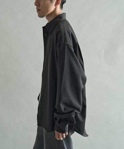 CRAFT STANDARD BOUTIQUE（クラフトスタンダードブティック）の「TRウールライクシャツ（シャツ/ブラウス・メンズ・その他9/ブラウン/ブラック/ストライプ・S/L/M）」の19枚目の写真
