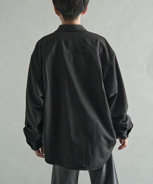 CRAFT STANDARD BOUTIQUE（クラフトスタンダードブティック）の「TRウールライクシャツ（シャツ/ブラウス・メンズ・その他9/ブラウン/ブラック/ストライプ・S/L/M）」の20枚目の写真