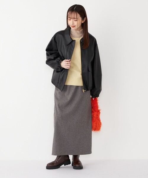 セール】SHIPS Colors:バイカー ジャケット（その他アウター）｜SHIPS