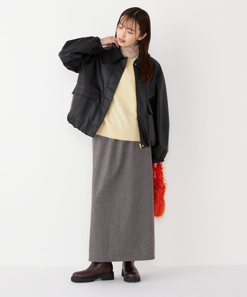 セール】SHIPS Colors:バイカー ジャケット（その他アウター）｜SHIPS