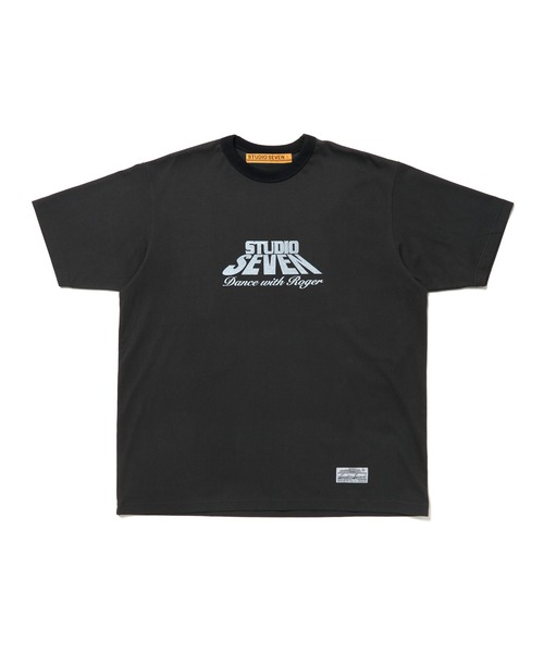STUDIO SEVEN（スタジオ セブン）の「Block Logo Ringer T-shirt（Tシャツ/カットソー・メンズ・チャコールグレー/イエロー/ホワイト・MEDIUM/LARGE/X-LARGE）」の2枚目の写真