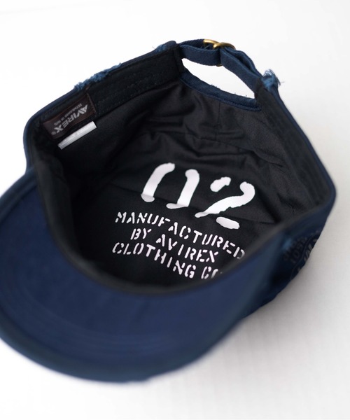 AVIREX（アヴィレックス）の「【RES】【AVIREX】Damege Work Cap（キャップ・メンズ・ベージュ/ネイビー/オリーブ・FREE）」の8枚目の写真