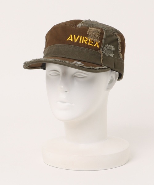 AVIREX（アヴィレックス）の「【RES】【AVIREX】Damege Work Cap（キャップ・メンズ・ベージュ/ネイビー/オリーブ・FREE）」の7枚目の写真