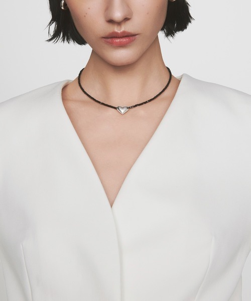 quip queint(クイップクエイント)の「【quip queint】noa black necklace/ノア ブラック ネックレス QU226(ネックレス・レディース・ブラック・FREE)」の5枚目の写真