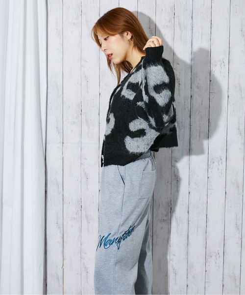 GORGE(ゴージ)の「《レオパード柄×2WAY仕様》レディース 起毛ニットカーデ/プルオーバー 秋冬(ニット/セーター・レディース・ブラウン/ブラック/グレー・F)」の10枚目の写真