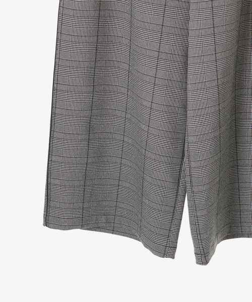 le.coeur blanc(ルクールブラン)の「グレンチェックイージーワイドパンツ(その他パンツ・レディース・ブラウン系その他2/ブラック系その他・38)」の6枚目の写真