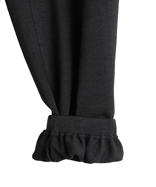 ARKnets（アークネッツ）の「crepuscule / クレプスキュール：Hemp Knit Pants：2501-019[COR]（その他パンツ・メンズ・ブラック・2）」の7枚目の写真