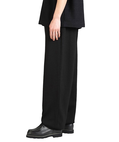 ARKnets（アークネッツ）の「crepuscule / クレプスキュール：Hemp Knit Pants：2501-019[COR]（その他パンツ・メンズ・ブラック・2）」の3枚目の写真