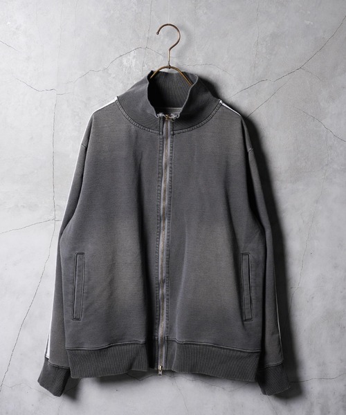 jiggys shop（ジギーズショップ）の「スウェットデニム トラックジャケット ブルゾン（デニムジャケット・メンズ・インディゴブルー/ブルー系その他/ブラック/グレー/ブルー・LARGE/X-LARGE/MEDIUM/SMALL）」の9枚目の写真