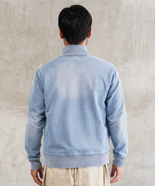 jiggys shop（ジギーズショップ）の「スウェットデニム トラックジャケット ブルゾン（デニムジャケット・メンズ・インディゴブルー/ブルー系その他/ブラック/グレー/ブルー・LARGE/X-LARGE/MEDIUM/SMALL）」の19枚目の写真