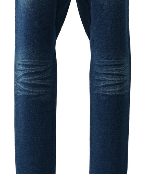 SOMEDIFF（サムディフ）の「【SOMEDIFF】裏ボンディングカットデニムパンツ メンズ スウェットデニム スエット ジョガーパンツ あったか 裏起毛 春服 冬服（スウェットパンツ・メンズ・ブラック/インディゴブルー/ブルー・M/L/XL/XXL）」の20枚目の写真