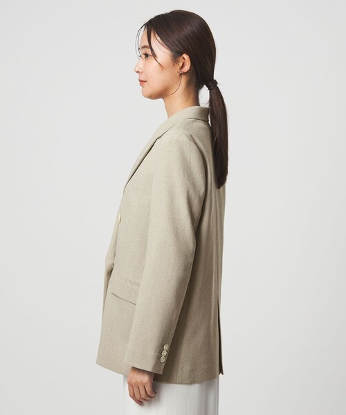 size SHORTあり］Greed グリード メランジ ダブル ジャケット