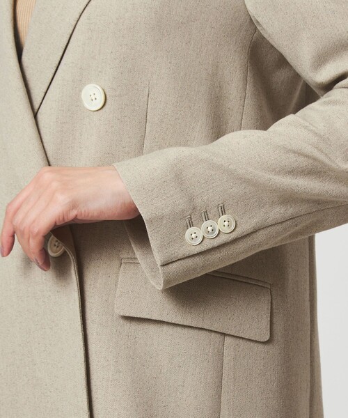 size SHORTあり］Greed グリード メランジ ダブル ジャケット