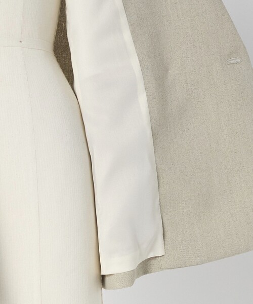 green label relaxing（グリーンレーベルリラクシング）の「［size SHORTあり］Greed グリード メランジ ダブル ジャケット（テーラードジャケット・レディース・ベージュ・SHORT/36/38/40）」の17枚目の写真