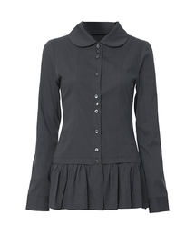 FLAREUP（フレアアップ）の「Dani Frill Shirts (FL-188_Charcoal)（シャツ/ブラウス）」