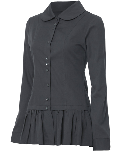 FLAREUP（フレアアップ）の「Dani Frill Shirts (FL-188_Charcoal)（シャツ/ブラウス・レディース・チャコール・1/2）」の8枚目の写真