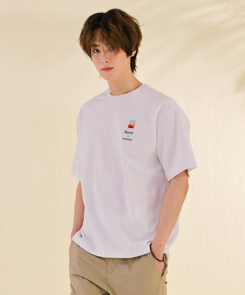 CHASECULT(チェイスカルト)の「男性 戦士 プリント 半袖 Tシャツ-DBRK5816D0A(Tシャツ/カットソー・メンズ・アイボリー・95/100/105)」の4枚目の写真