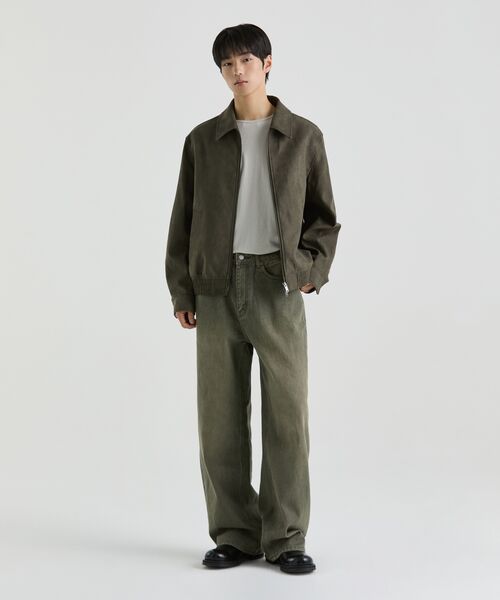 MUSINSA STANDARD（ムシンサスタンダード）の「リラックスドCRスcoopネック長袖Tシャツ[マッシュルーム]（Tシャツ/カットソー・メンズ・その他・MEDIUM/LARGE/X-LARGE/XX-LARGE/XXX-LARGE）」の6枚目の写真