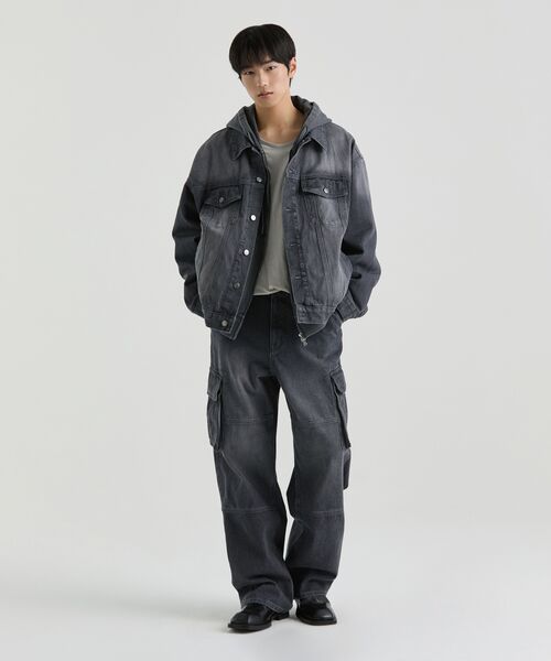 MUSINSA STANDARD（ムシンサスタンダード）の「リラックスドCRスcoopネック長袖Tシャツ[マッシュルーム]（Tシャツ/カットソー・メンズ・その他・MEDIUM/LARGE/X-LARGE/XX-LARGE/XXX-LARGE）」の11枚目の写真