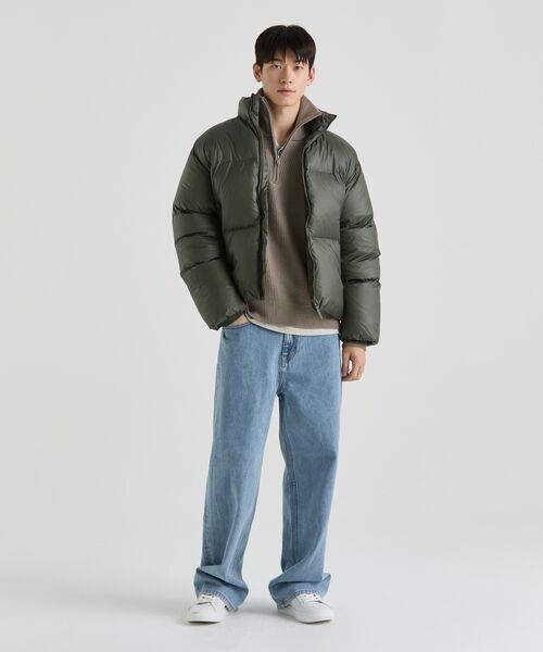 MUSINSA STANDARD（ムシンサスタンダード）の「リラックスドCRスcoopネック長袖Tシャツ[マッシュルーム]（Tシャツ/カットソー・メンズ・その他・MEDIUM/LARGE/X-LARGE/XX-LARGE/XXX-LARGE）」の12枚目の写真