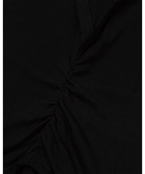 MOAA(モア)の「スクエアネックシャーリングロングスリーブ (ブラック)(Tシャツ/カットソー・レディース・その他・SMALL/MEDIUM)」の4枚目の写真