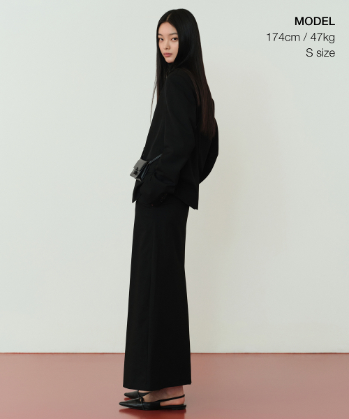 MUSINSA STANDARD WOMAN（ムシンサスタンダードウーマン）の「ウィメンズマキシスカート[ブラック]（スカート・レディース・その他・SMALL/MEDIUM/LARGE/X-SMALL）」の2枚目の写真