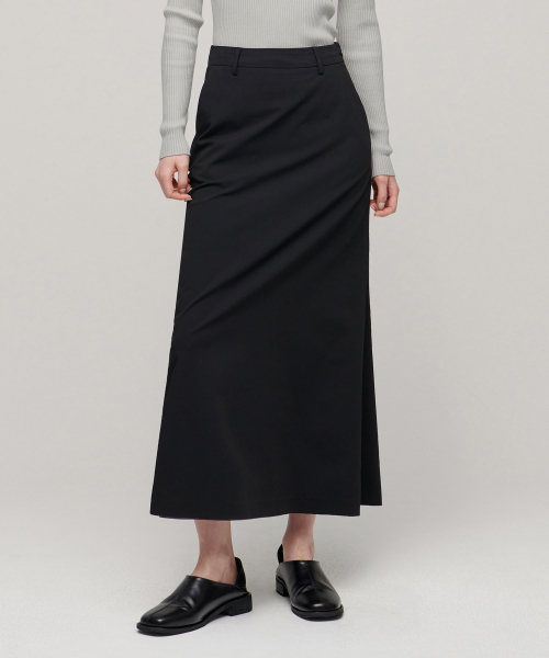 MUSINSA STANDARD WOMAN（ムシンサスタンダードウーマン）の「ウィメンズマキシスカート[ブラック]（スカート・レディース・その他・SMALL/MEDIUM/LARGE/X-SMALL）」の3枚目の写真