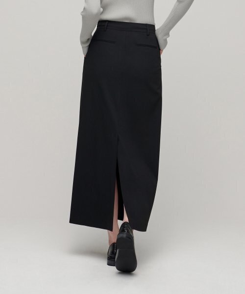 MUSINSA STANDARD WOMAN（ムシンサスタンダードウーマン）の「ウィメンズマキシスカート[ブラック]（スカート・レディース・その他・SMALL/MEDIUM/LARGE/X-SMALL）」の4枚目の写真