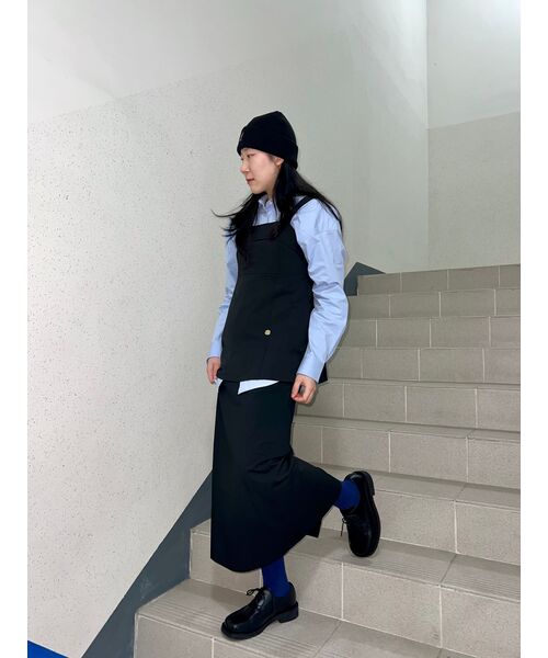 MUSINSA STANDARD WOMAN（ムシンサスタンダードウーマン）の「ウィメンズマキシスカート[ブラック]（スカート・レディース・その他・SMALL/MEDIUM/LARGE/X-SMALL）」の21枚目の写真