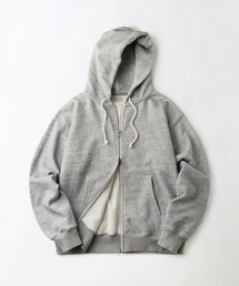 OUTSTANDING（アウトスタンディング）の「AUTHENTIC COMFORT HOOD ZIP SWEAT_HEATHER GRAY（パーカー）」