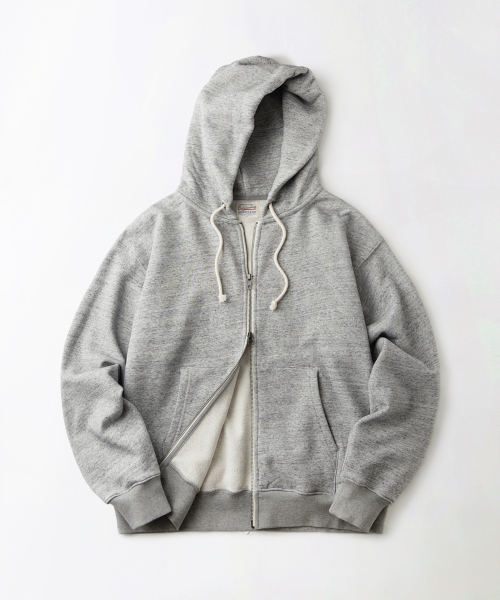OUTSTANDING(アウトスタンディング)の「AUTHENTIC COMFORT HOOD ZIP SWEAT_HEATHER GRAY(パーカー・メンズ・その他・MEDIUM/LARGE/X-LARGE)」の1枚目の写真