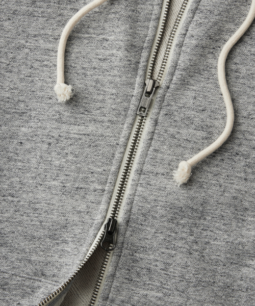 OUTSTANDING(アウトスタンディング)の「AUTHENTIC COMFORT HOOD ZIP SWEAT_HEATHER GRAY(パーカー・メンズ・その他・MEDIUM/LARGE/X-LARGE)」の4枚目の写真