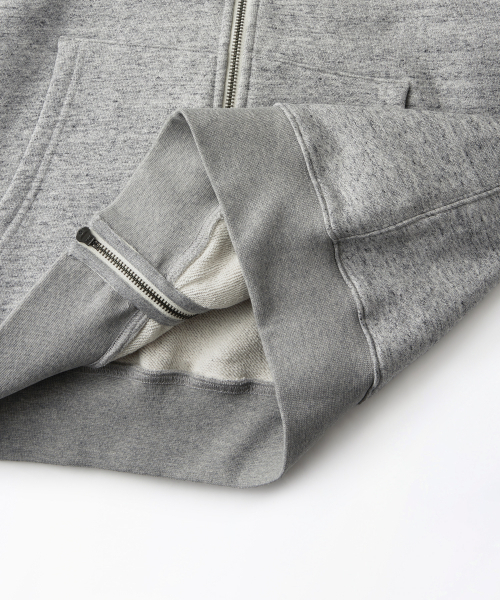 OUTSTANDING(アウトスタンディング)の「AUTHENTIC COMFORT HOOD ZIP SWEAT_HEATHER GRAY(パーカー・メンズ・その他・MEDIUM/LARGE/X-LARGE)」の7枚目の写真