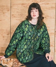 フィンレイソン はおるように着たい 華やか裏地のブラックコート