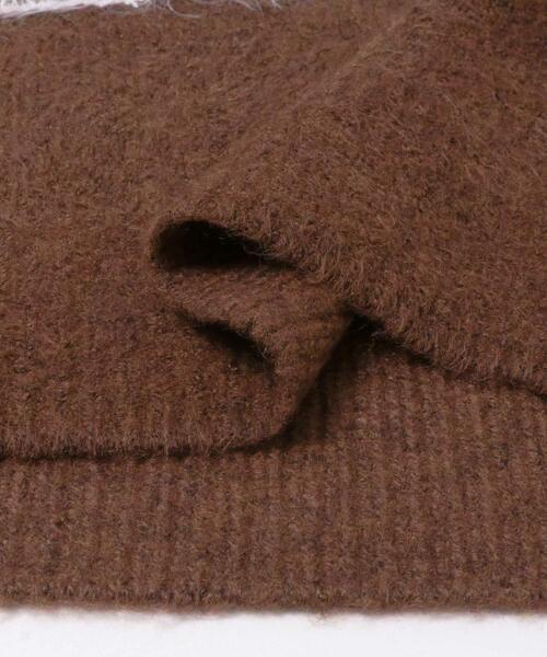 SENSE OF PLACE by URBAN RESEARCH（センスオブプレイスバイアーバンリサーチ）の「シャギーラインルーズニット（ニット/セーター・レディース・グレー/アイボリー/ブラウン・ONE）」の14枚目の写真