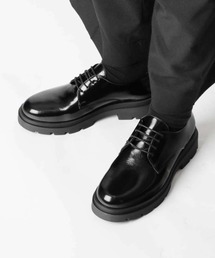 FABIO RUSCONI | FABIO RUSCONI FU 3632 EGEO PLANE TOE ファビオルスコーニ レザー 外羽根 プレーントゥシューズ(ドレスシューズ)