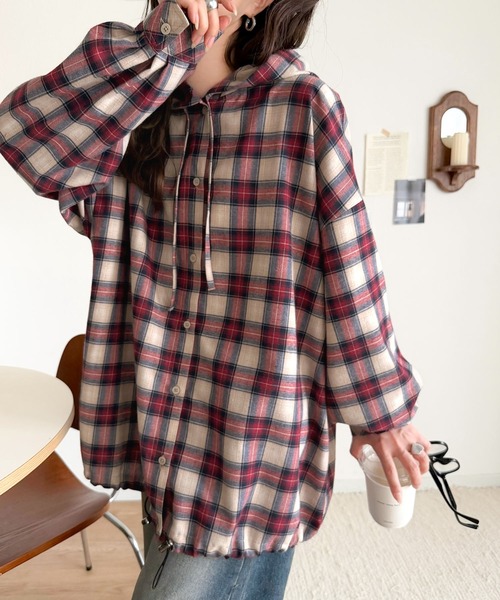 セール】ゆるっと羽織ってかわいくキマる。”旬顔” 裾ドロスト微起毛