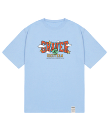 [ユニセックス]GOOD-TEAM 半袖Tシャツ_スカイブルー
