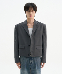 TRIP LE SENS（トリップ ル センス）の「カスタム3Bクロップブレザー_グレー（テーラードジャケット）」