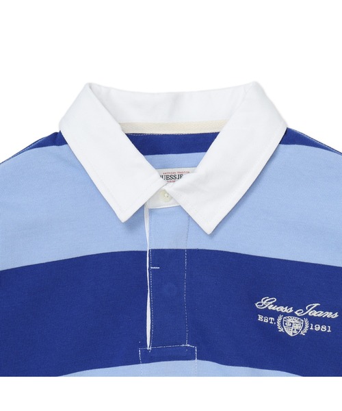 GUESS JEANS Long Sleeves Rugby Polo Shirt ラガーシャツ | GUESS