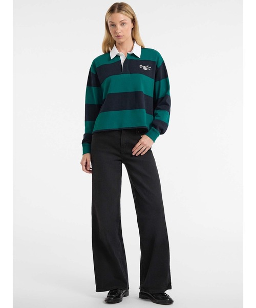 GUESS JEANS Long Sleeves Rugby Polo Shirt ラガーシャツ | GUESS