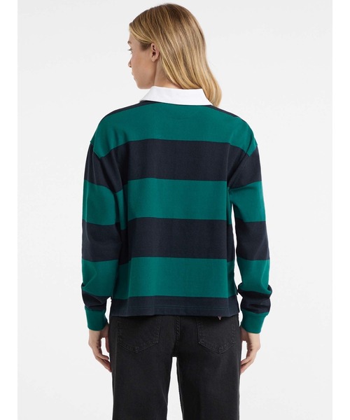 GUESS JEANS Long Sleeves Rugby Polo Shirt ラガーシャツ | GUESS