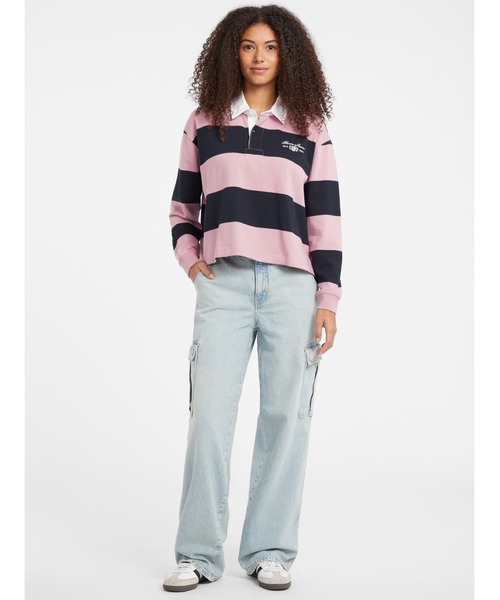 GUESS JEANS Long Sleeves Rugby Polo Shirt ラガーシャツ | GUESS