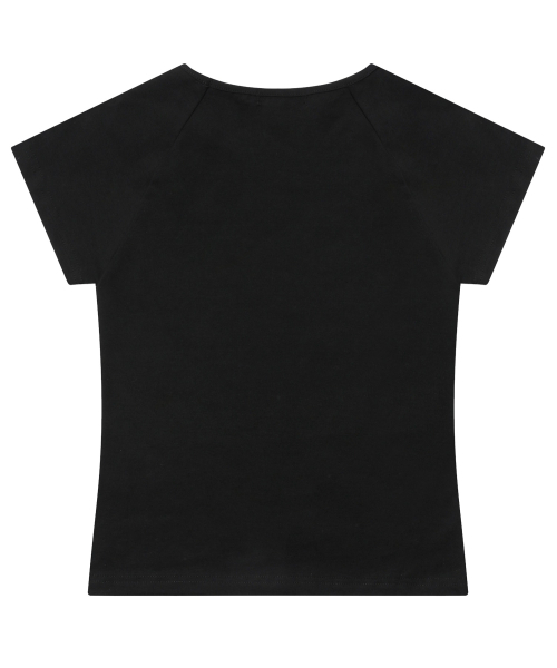 MUCENT(ムセント)の「サハラカモクロスナグランスリムフィット半袖Tシャツ(2カラー)(Tシャツ/カットソー・レディース・ブラック系/ブラック系1/ホワイト・FREE)」の10枚目の写真